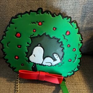 Loungefly Green and Red Snoopy Backpack